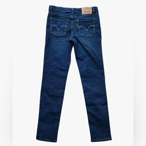 Levi's 711 Blue Super Skinny Jeans - Picture 4 of 6